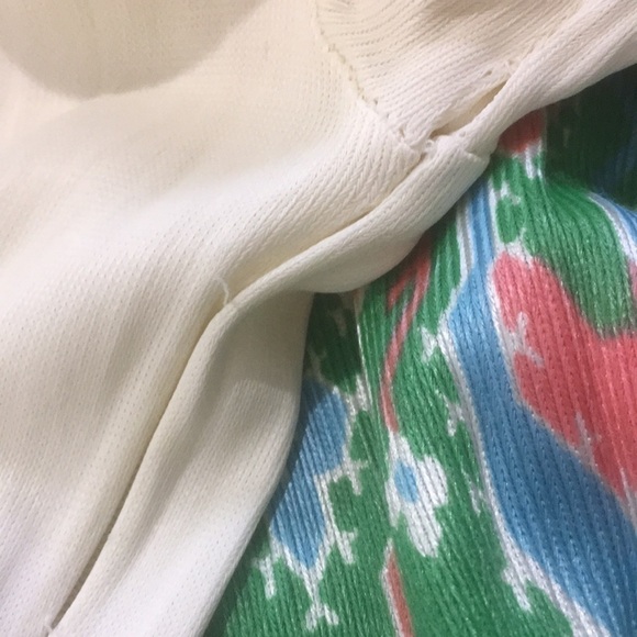 𝅺Vintage Long Dress Maxi Green Pink Hippie Summer Spring - Picture 13 of 14